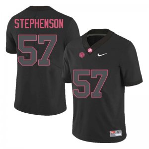 NCAA Men's Alabama Crimson Tide #57 Dwight Stephenson Stitched College Nike Authentic Black Football Jersey KN17Y08HR